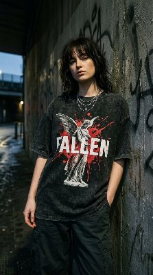 Fallen Angel Washed Tee