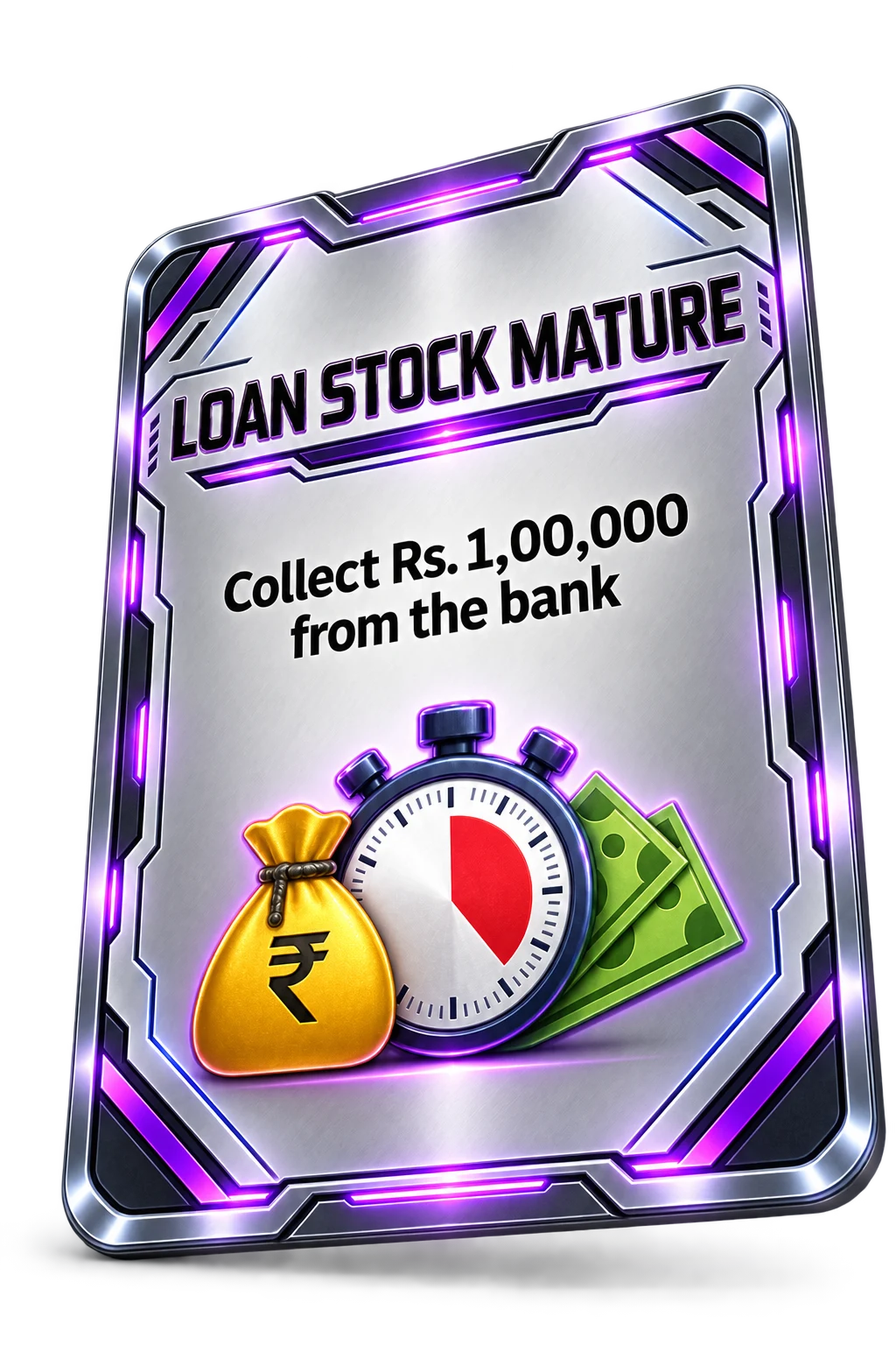 Loan Stock Mature game card